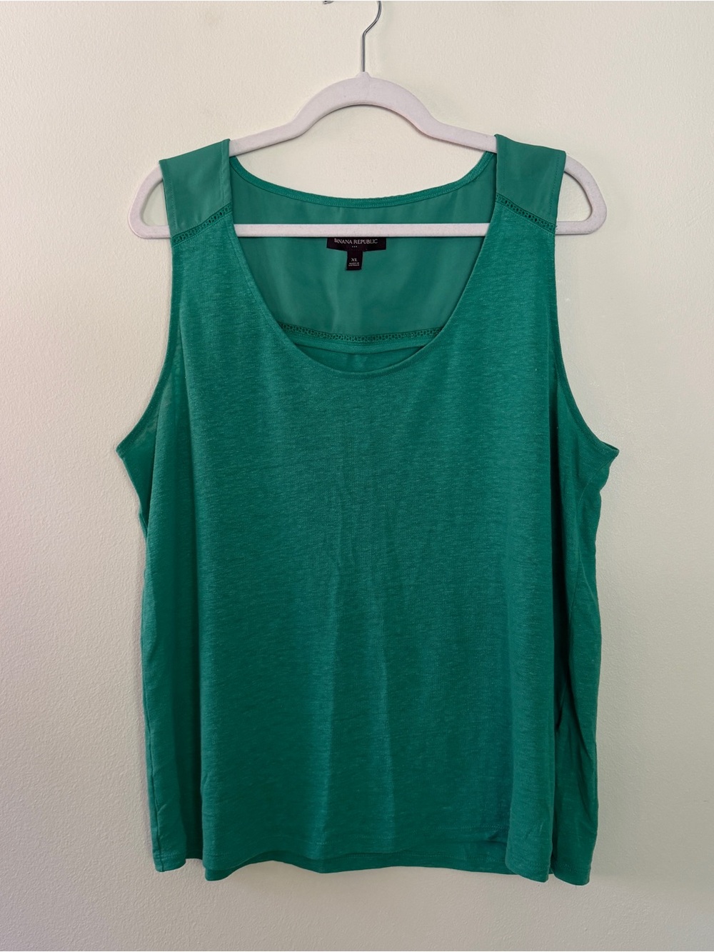 Banana Republic Factory | Linen-Blend Scoop Neck Tank